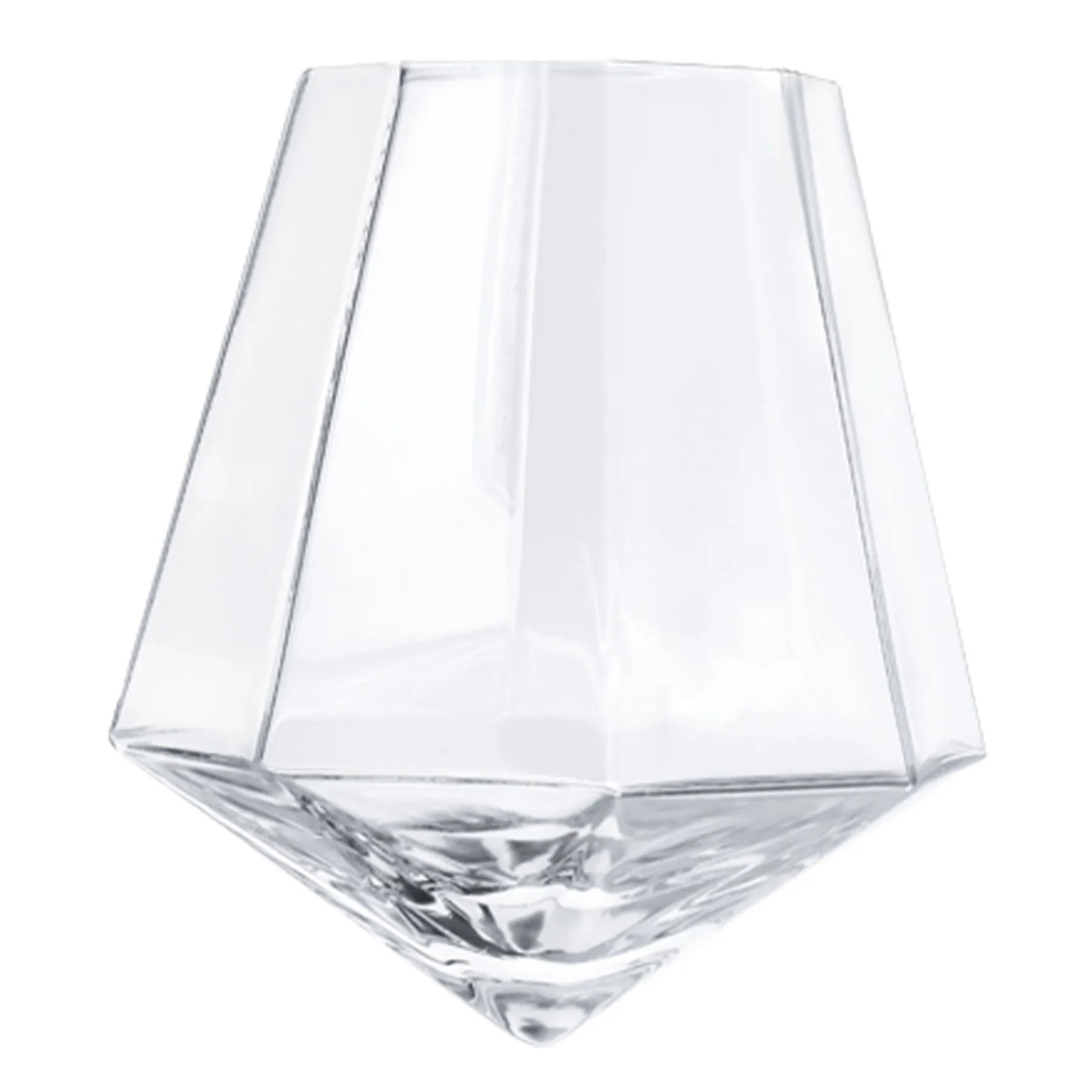 Tumbler Octagonal Wine Glass 4