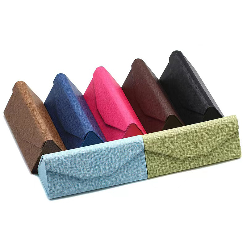 Polyurethane Compact Foldable Eyeglass Case 4