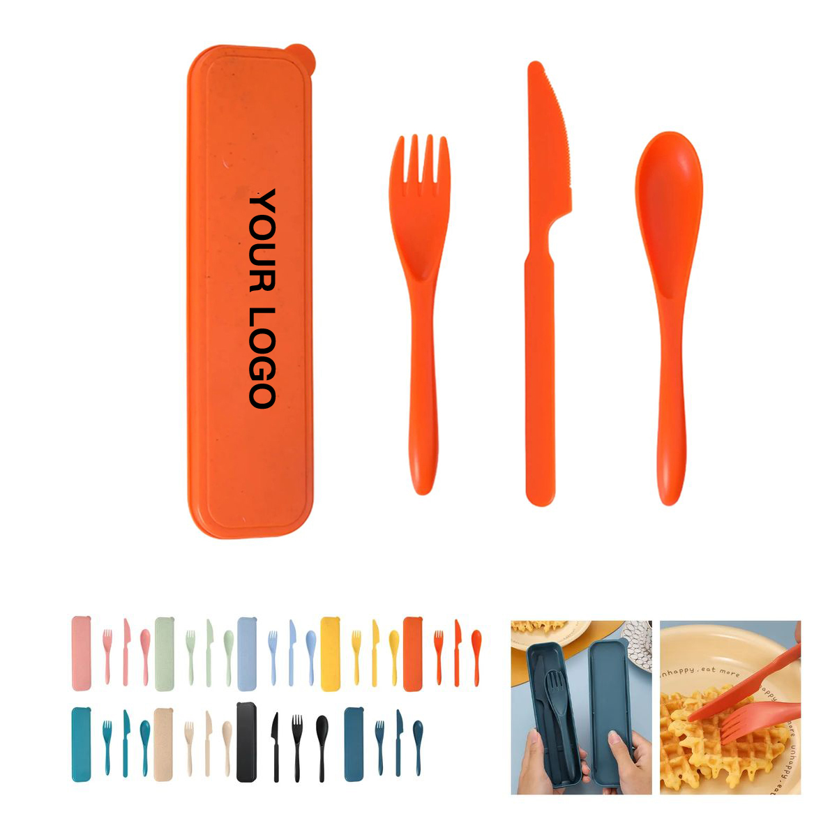 Biodegradable Fork Spoon Knife Set 2