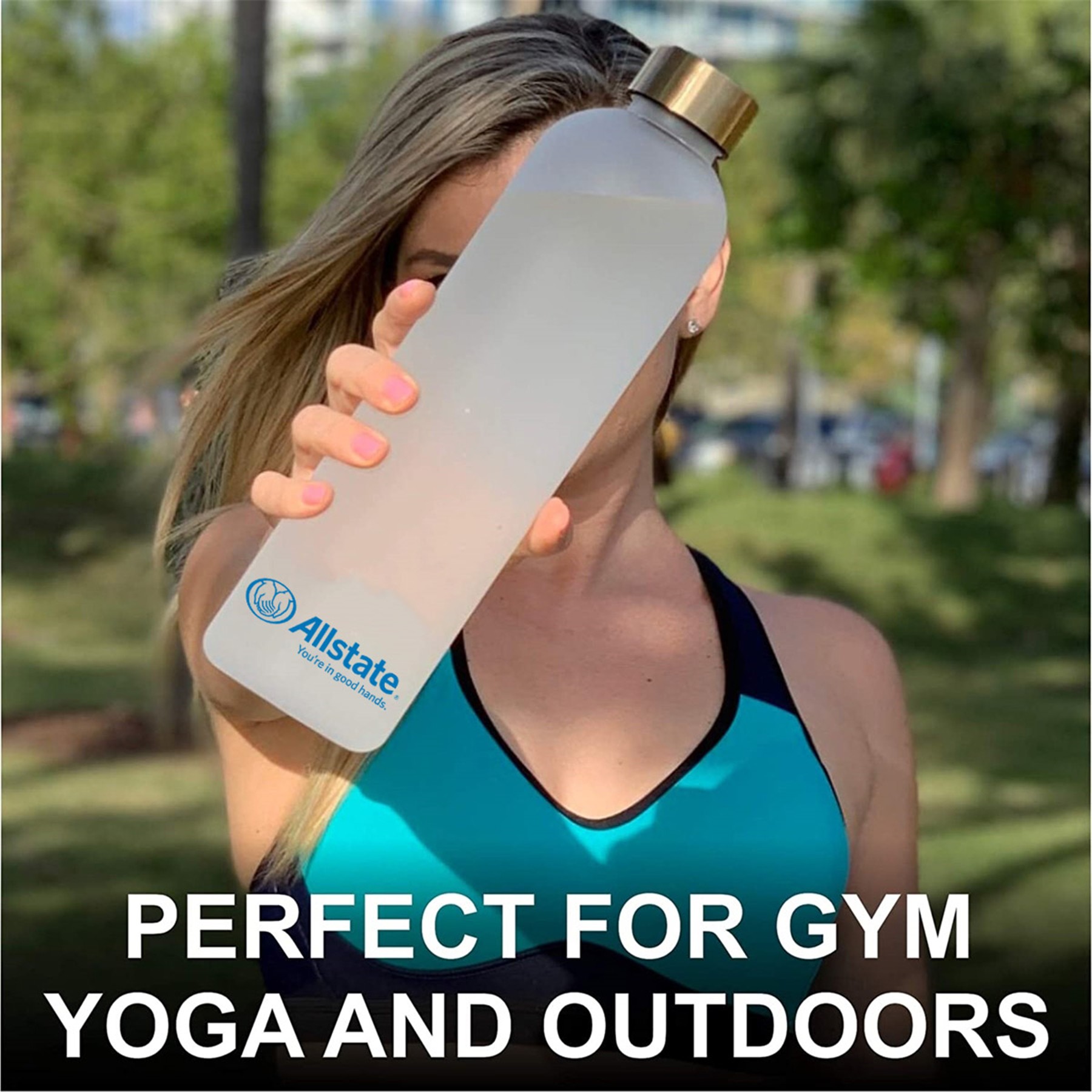 32oz 1 liter Water Bottle With Motivational Time Marker 5