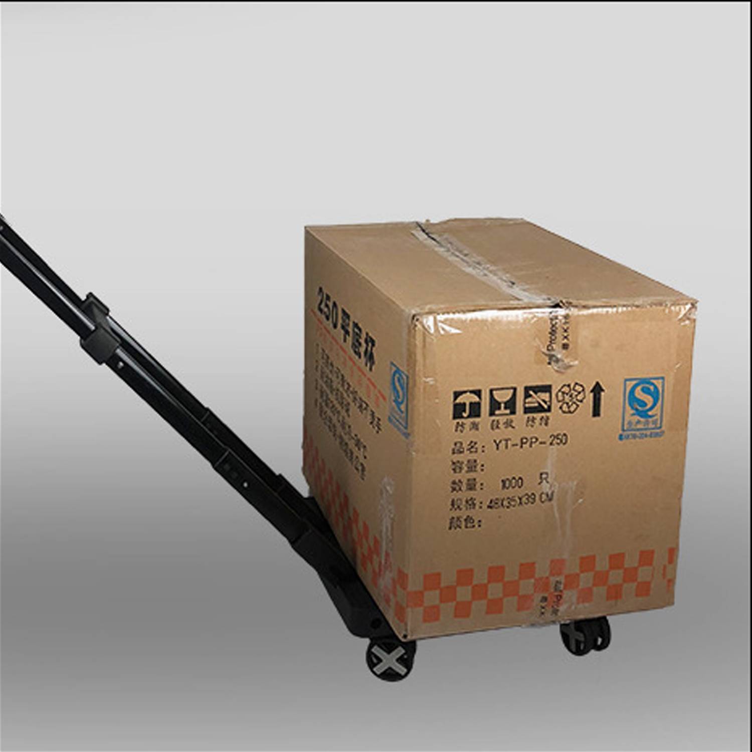 Portable Folding Aluminum Cart for Travel Transport 4