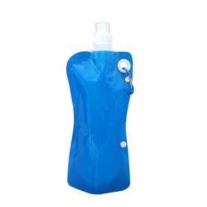 Snap Button Foldable Water Pack With Carabiner 6
