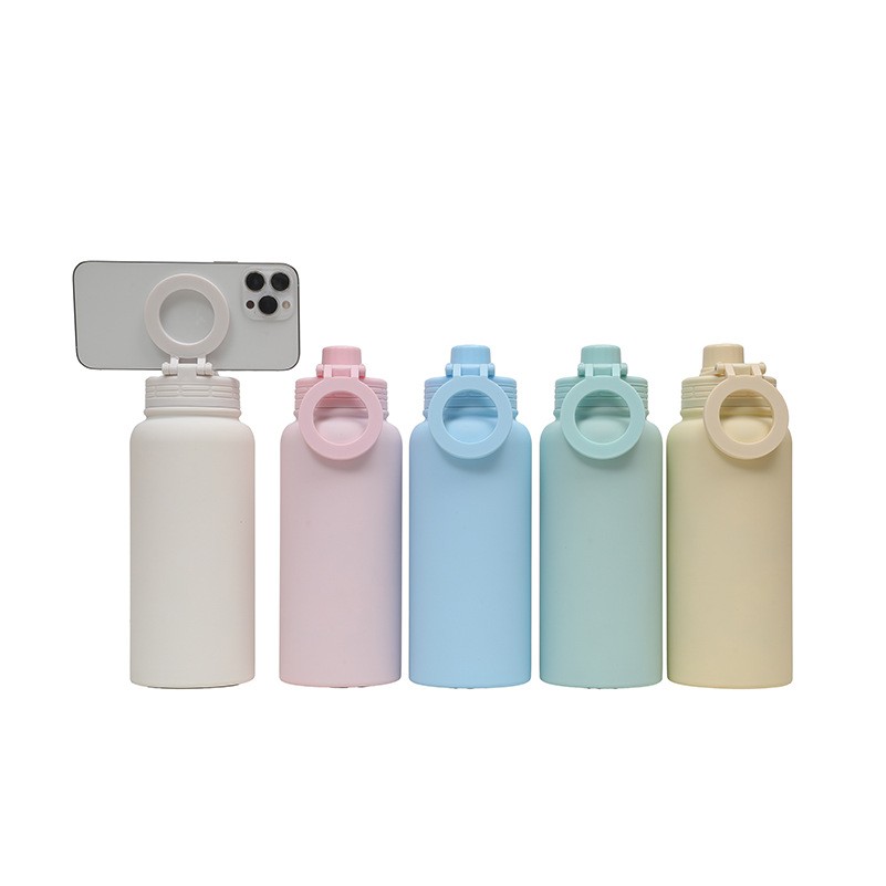 1000ML Insulated Water Bottle With Phone Holder For Travel & Sport & Gym 4