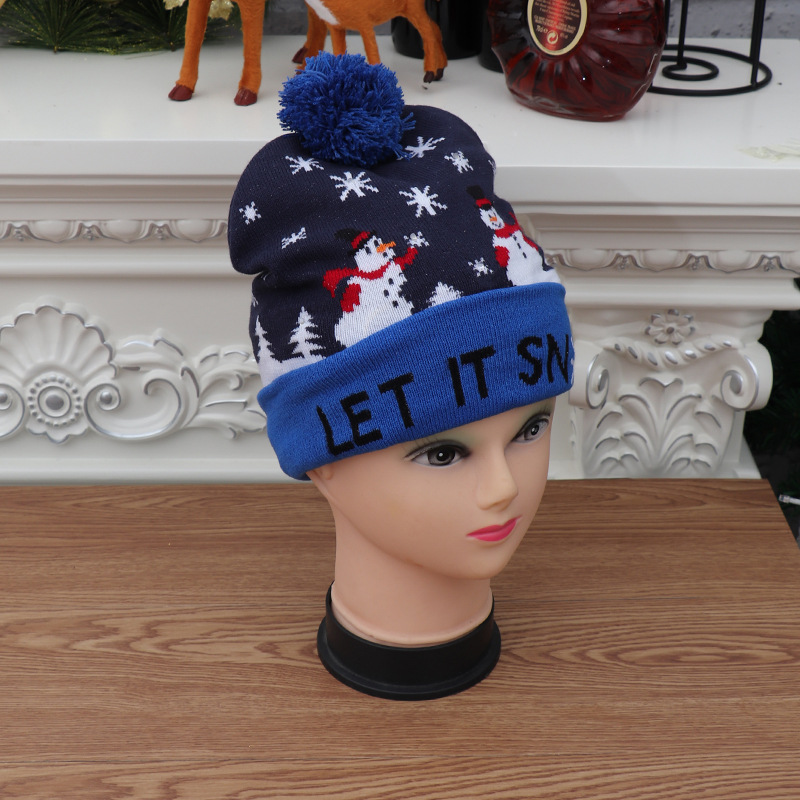 Christmas LED Light Up Beanie Hat 7