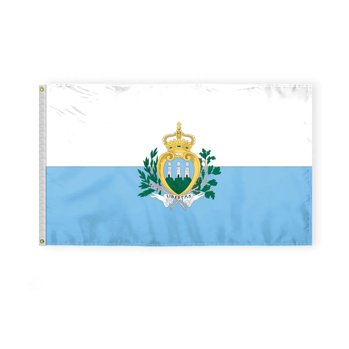 World Flag - San Marino With Seal 11