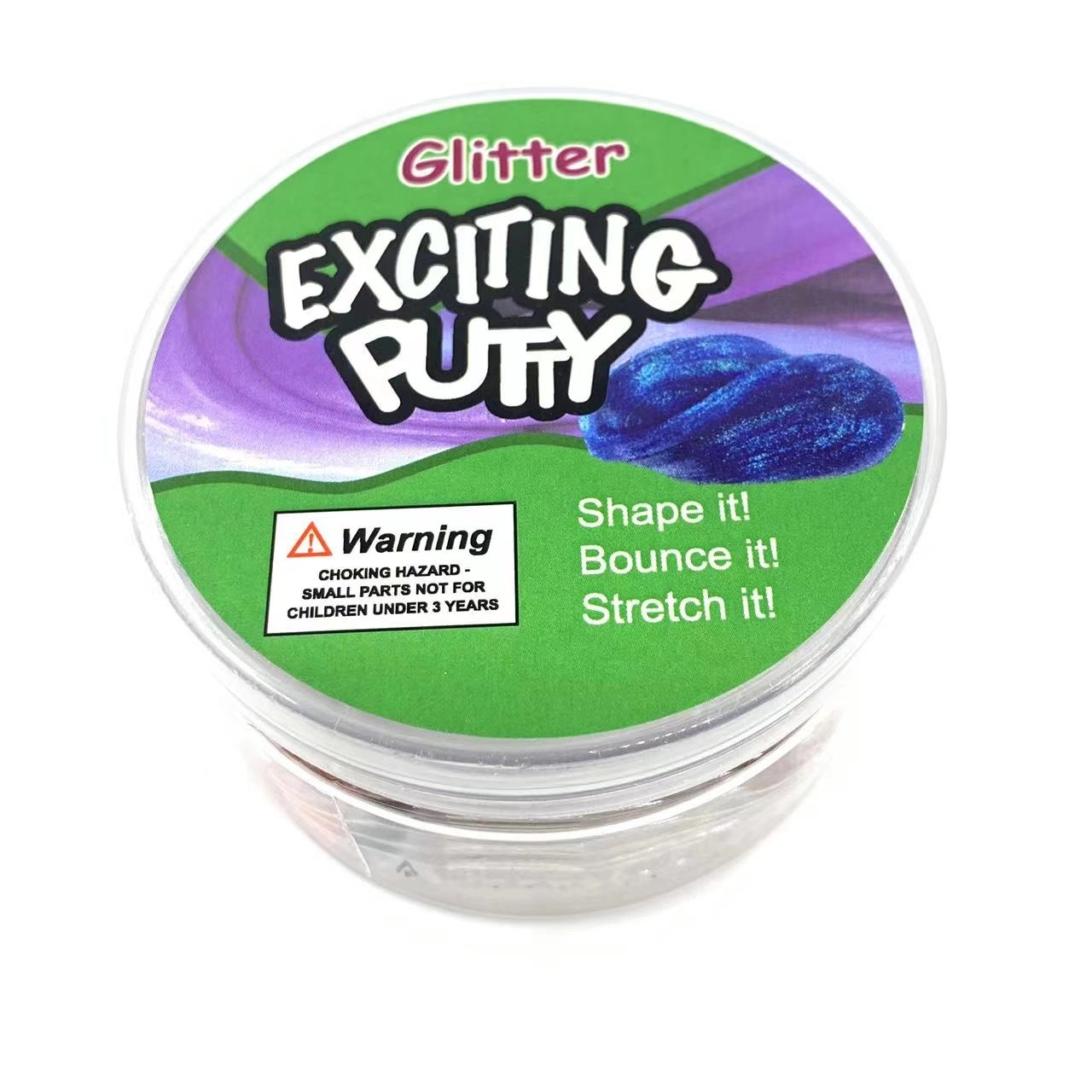 UL List Stress Relief Putty Toy with Tin- Plastic Case 10