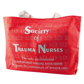 Nylon Tote Bag w/Gusset (14"x11"x3") 12