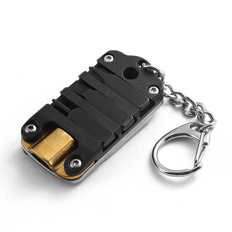Rectangle Folding Pocket Keychain Knife 8