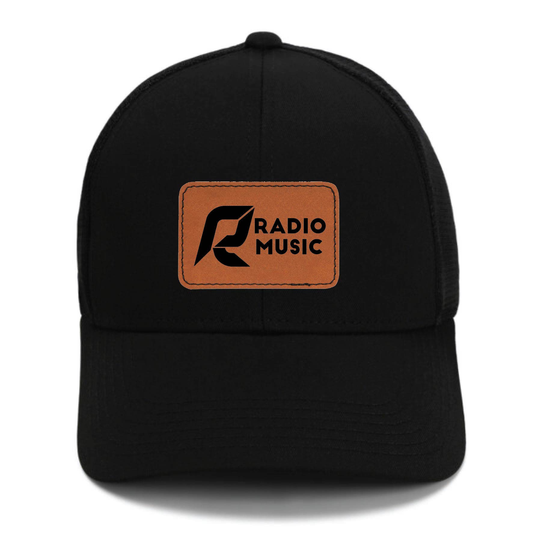 Imperial 1988M 6-Panel The Whitaker Mesh Back Poly Cap w/ Leatherette Patches or Embroidery 14