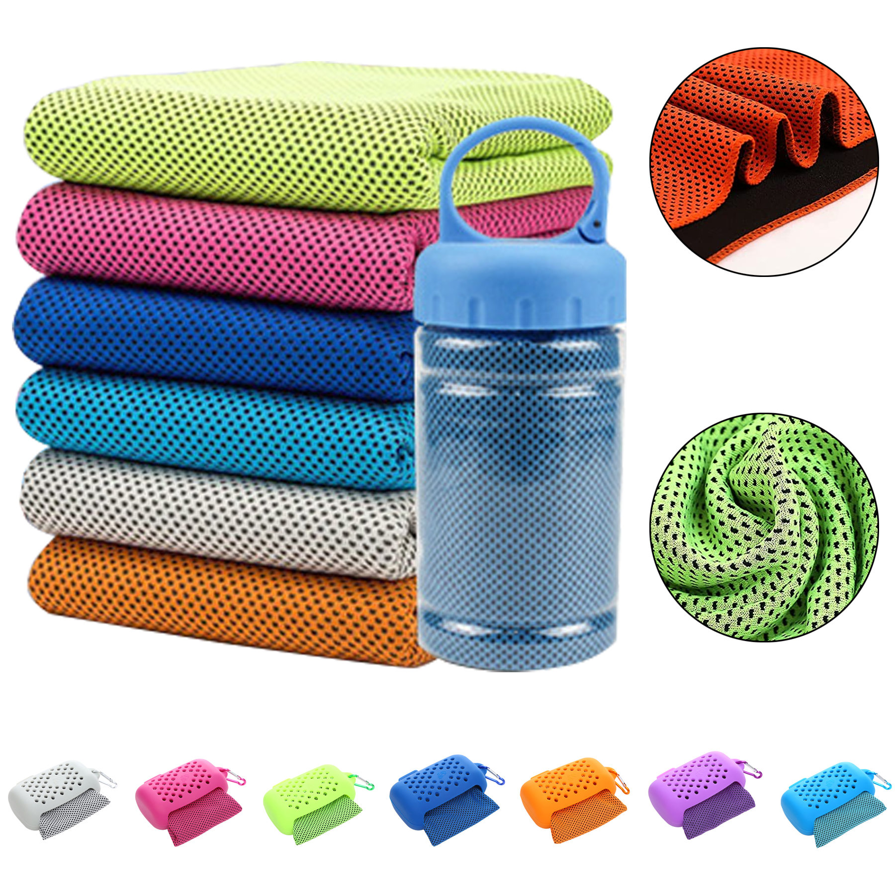 Cooling Towel Portable Silicone Case 2