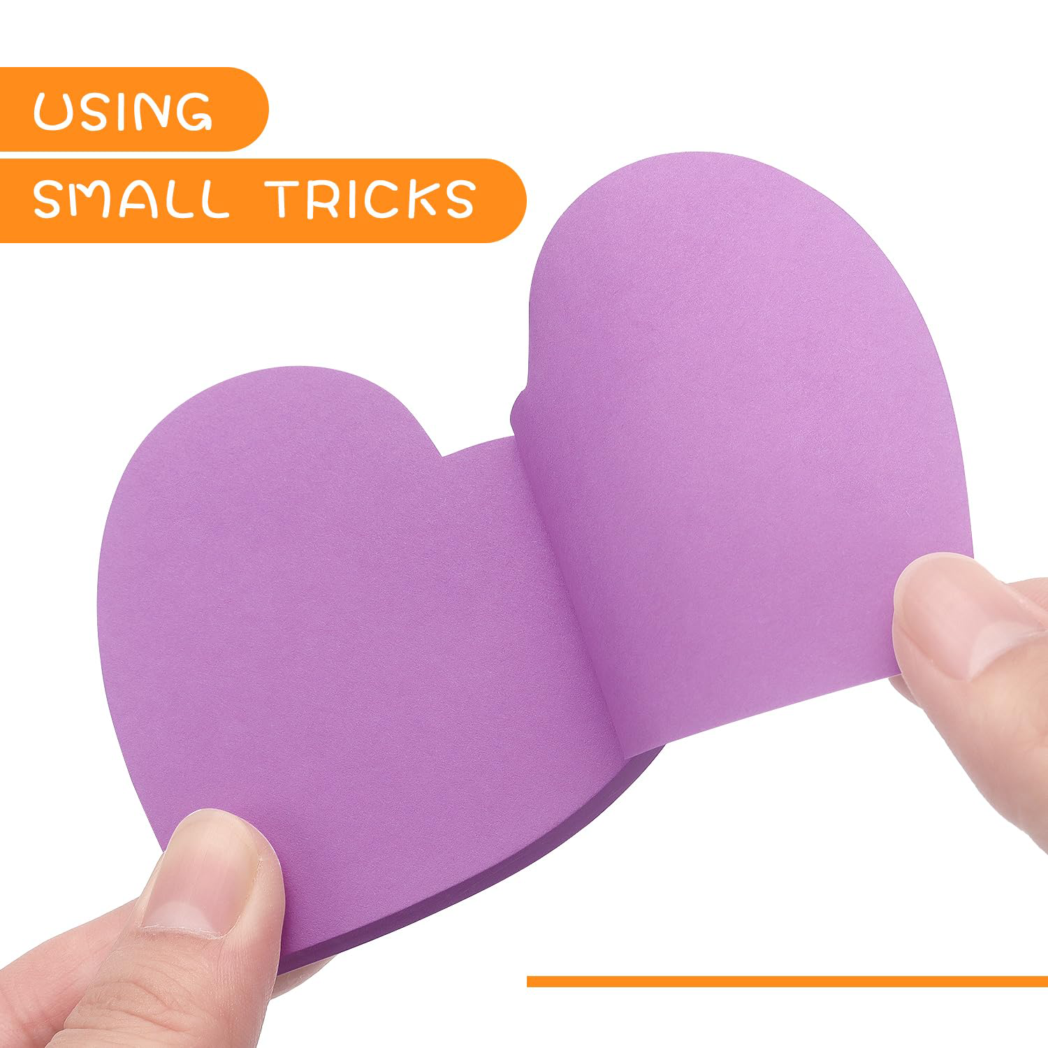 8 PCS Heart Shaped Sticky Notes Set 5