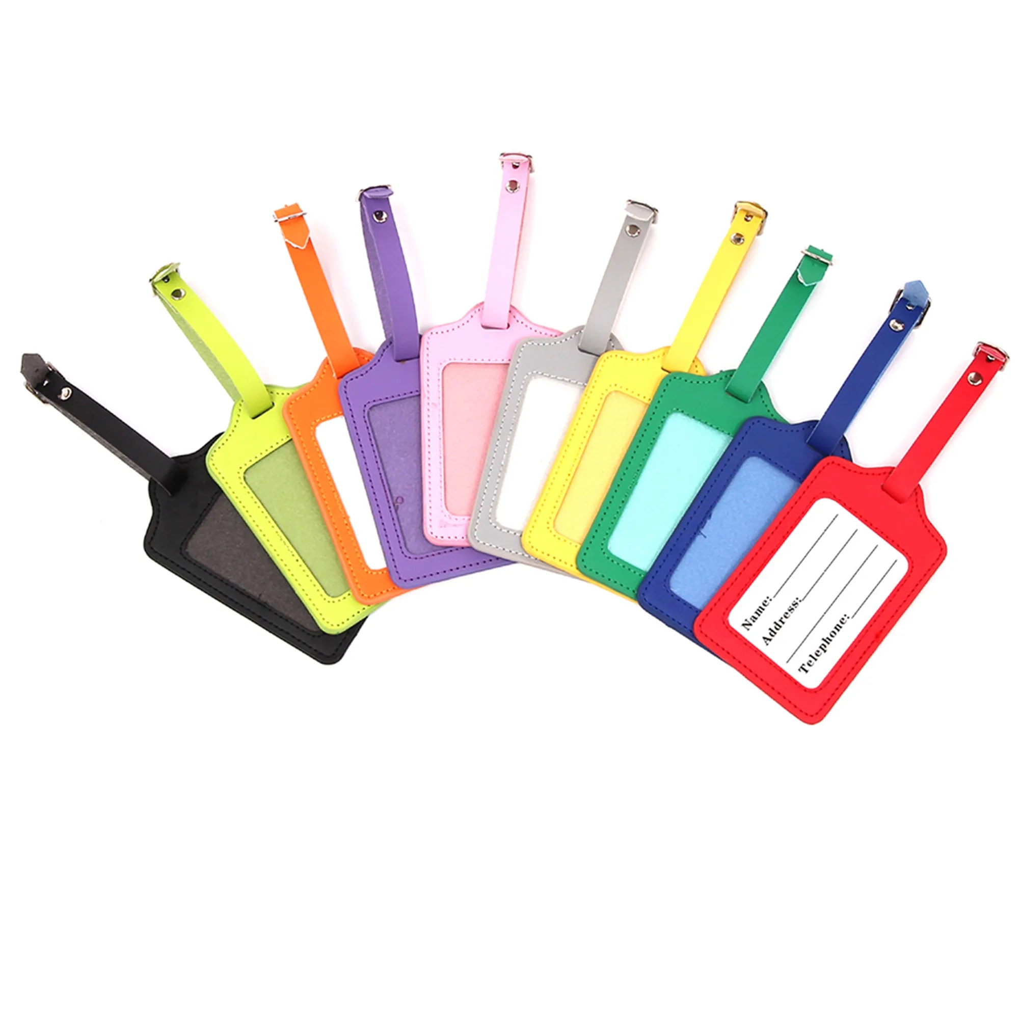 Leather Luggage Tags 3