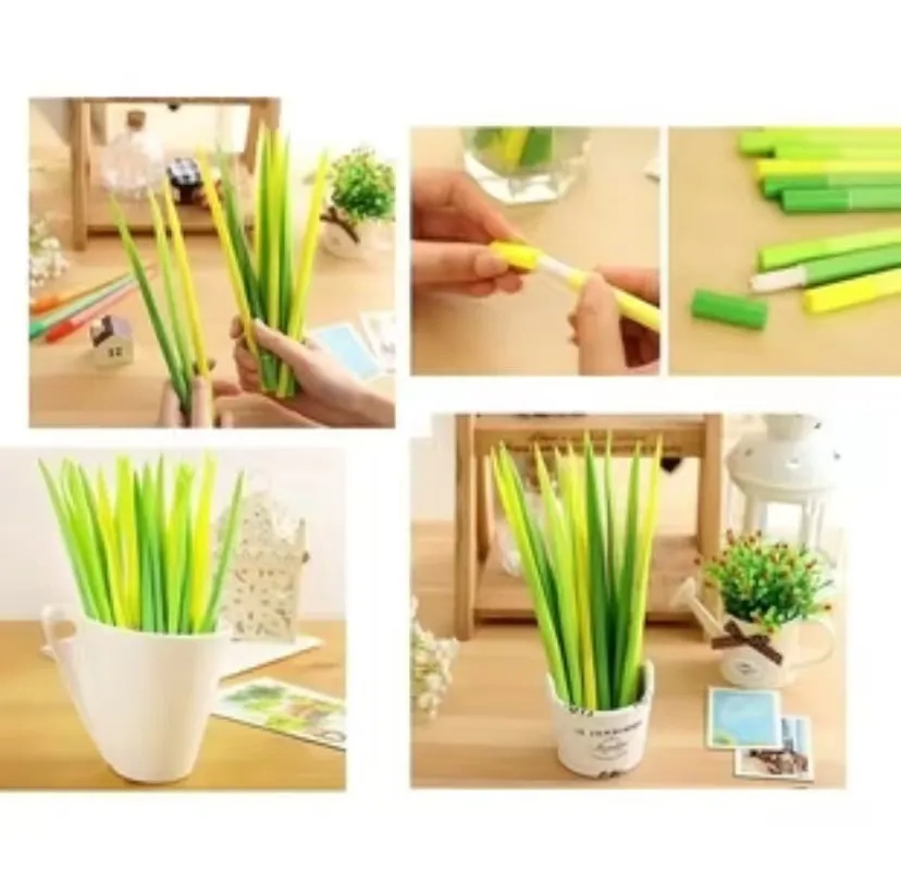 Small grass gel pen 4
