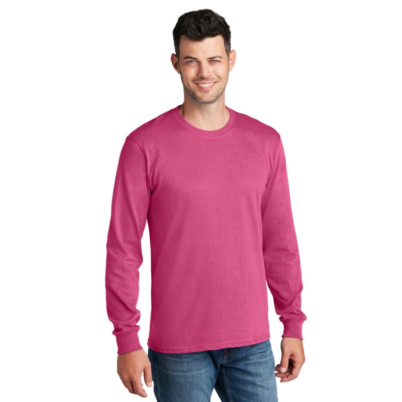 Port & Company - Long Sleeve Core Cotton Tee. 110