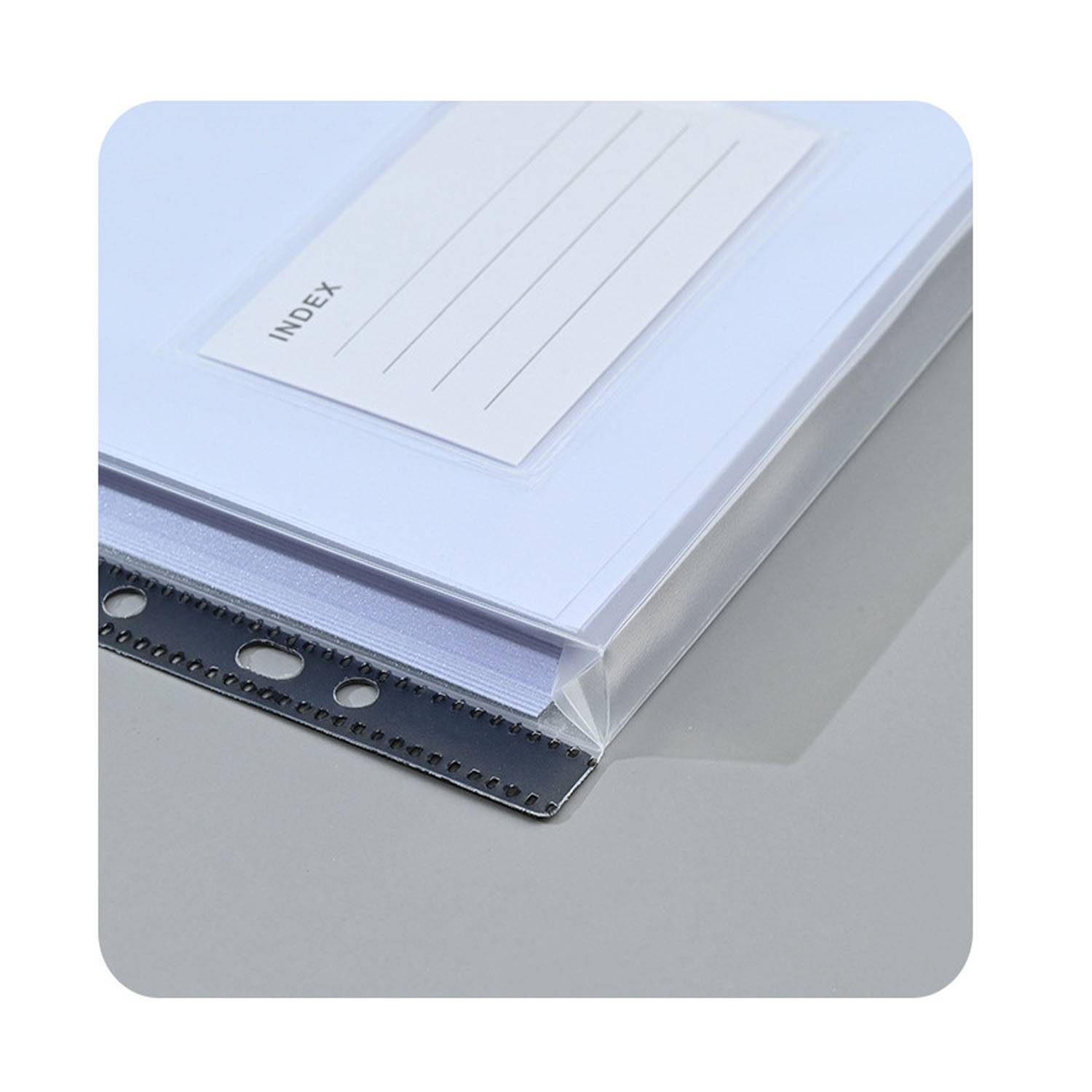Plastic Document Snap Button Office File Folder 3