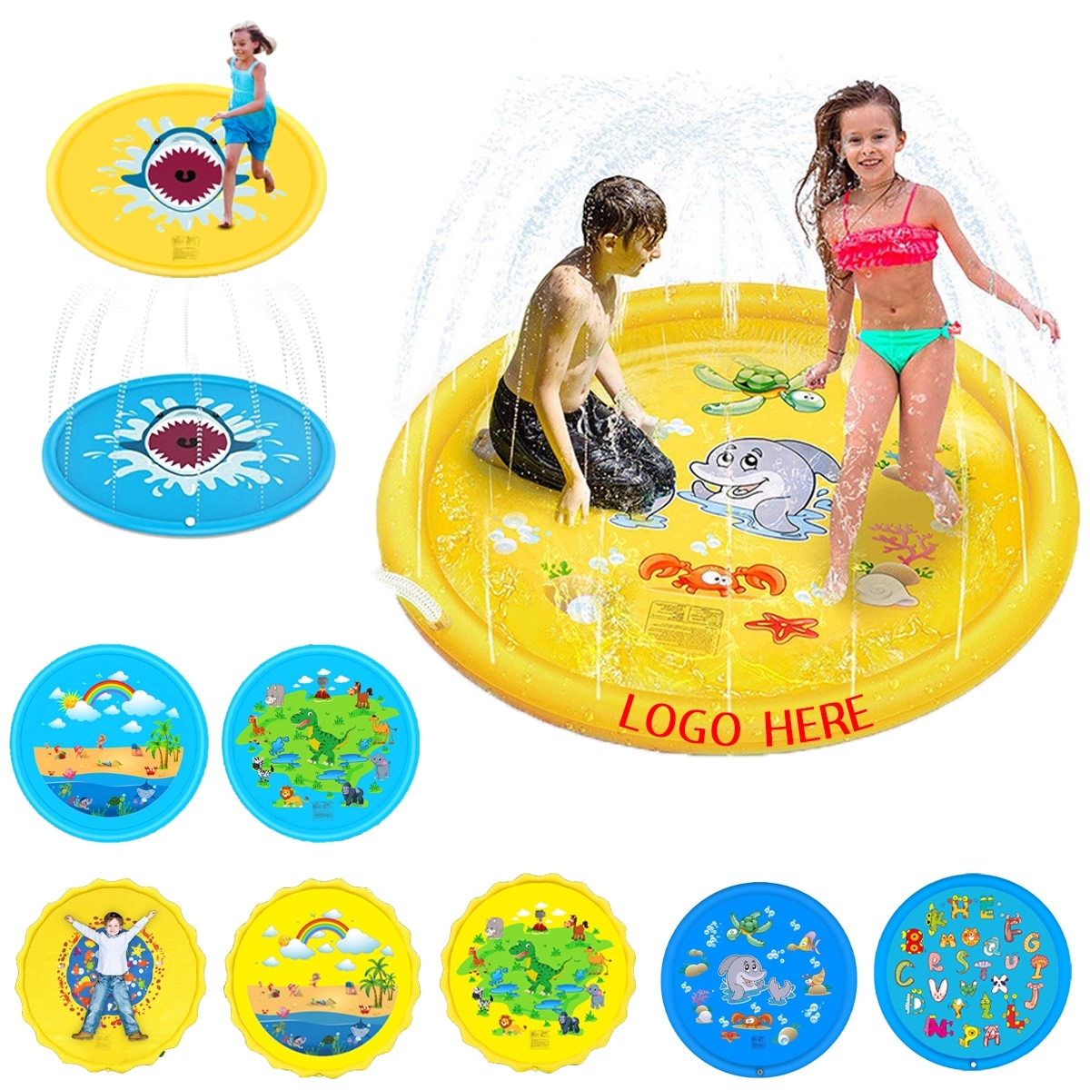 Pad Sprinkler For Kids Splash Play Mat 2