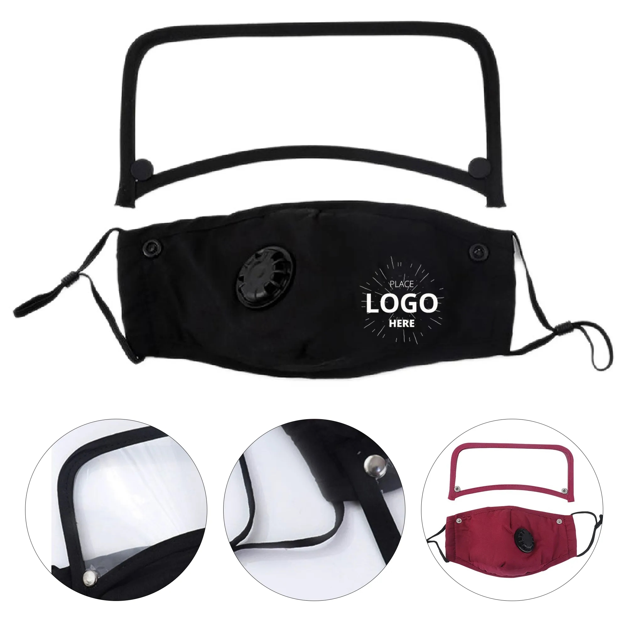Reusable Face Mask with Eyes Shield 1