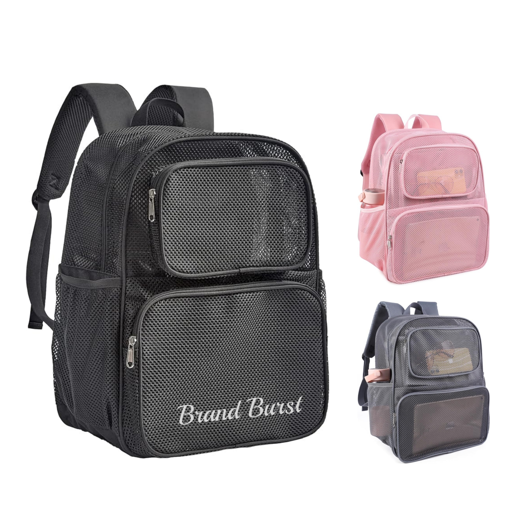 See Through Mesh Backpack