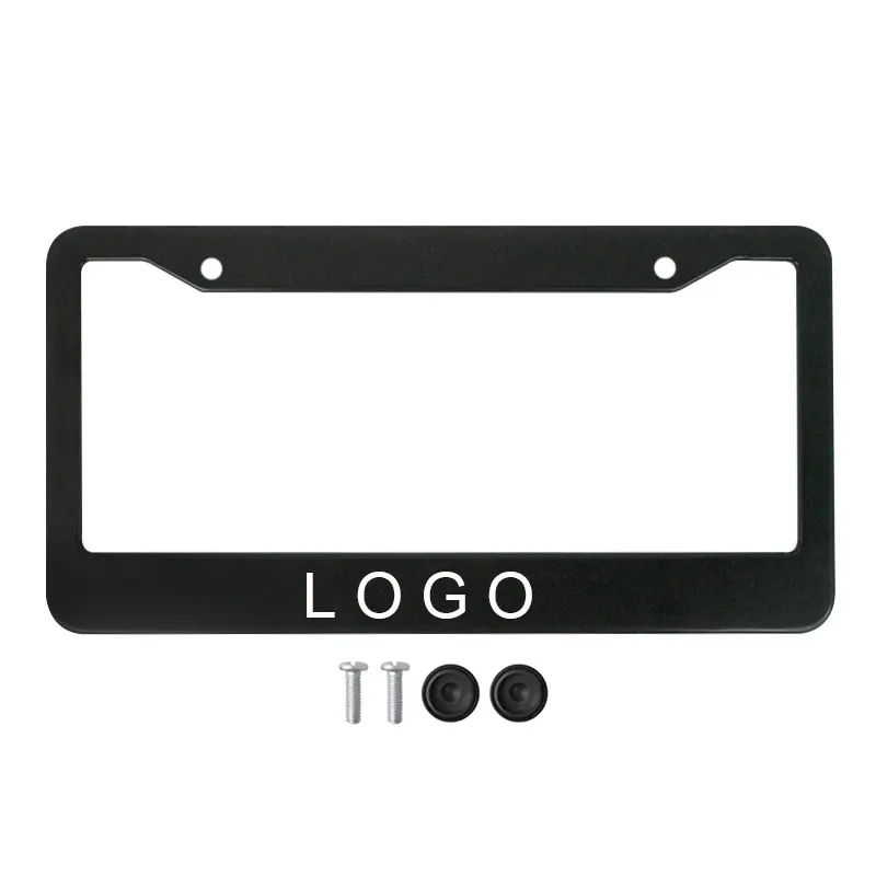 Carbon Fiber License Plate Frame 1