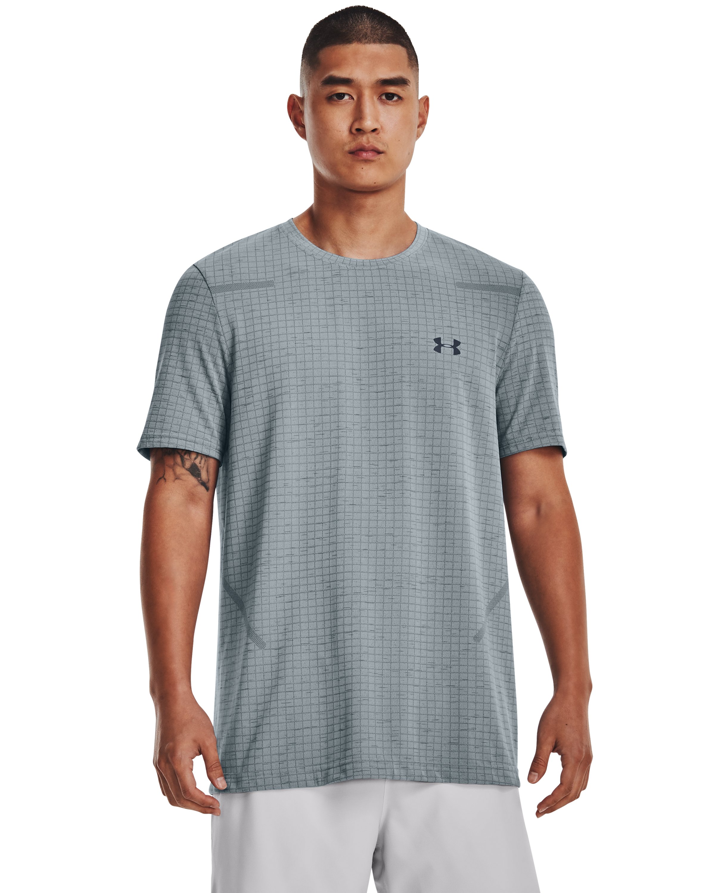UA Seamless Grid Men's Short Sleeve 18