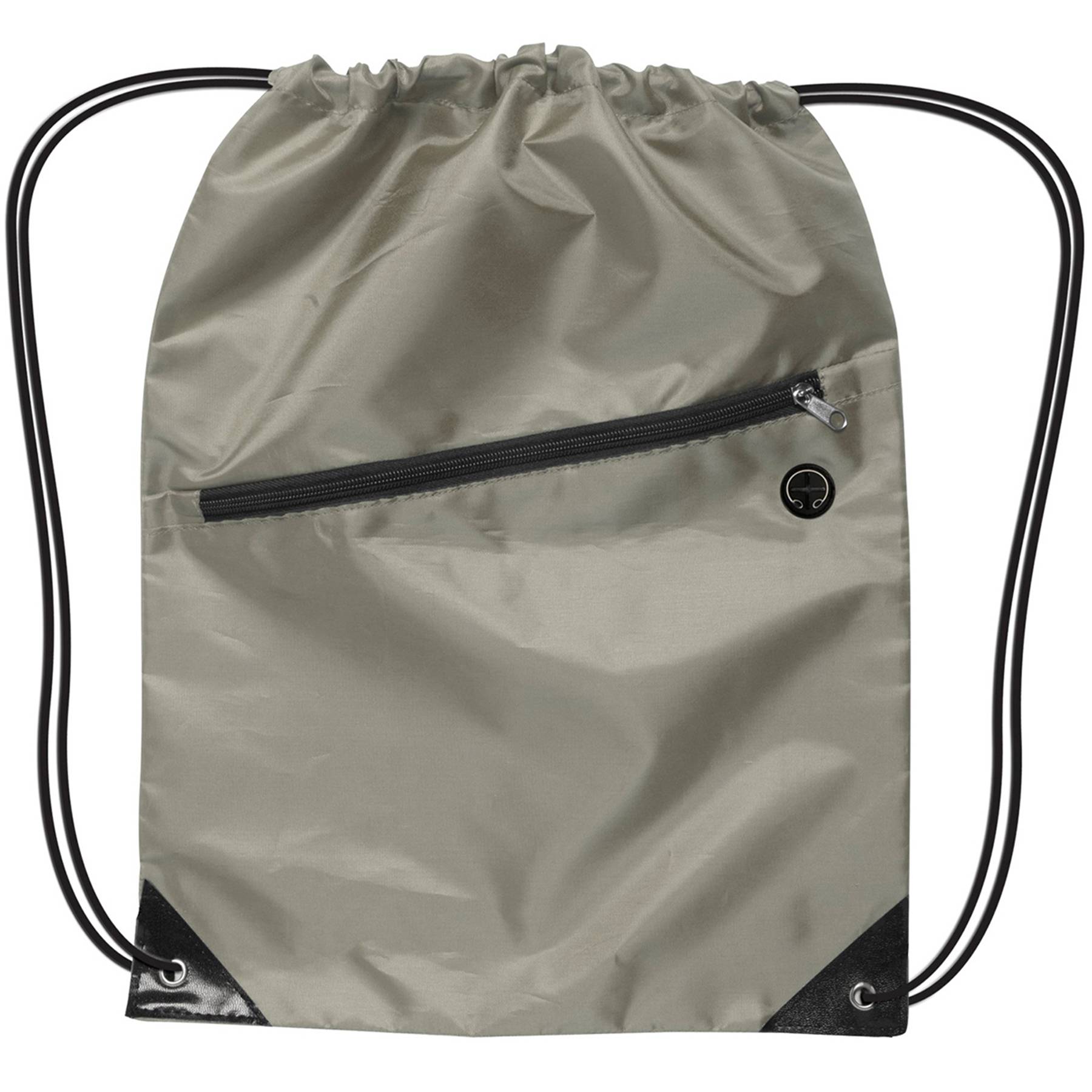 420D Oxford Drawstring Backpack With Front Pocket 2