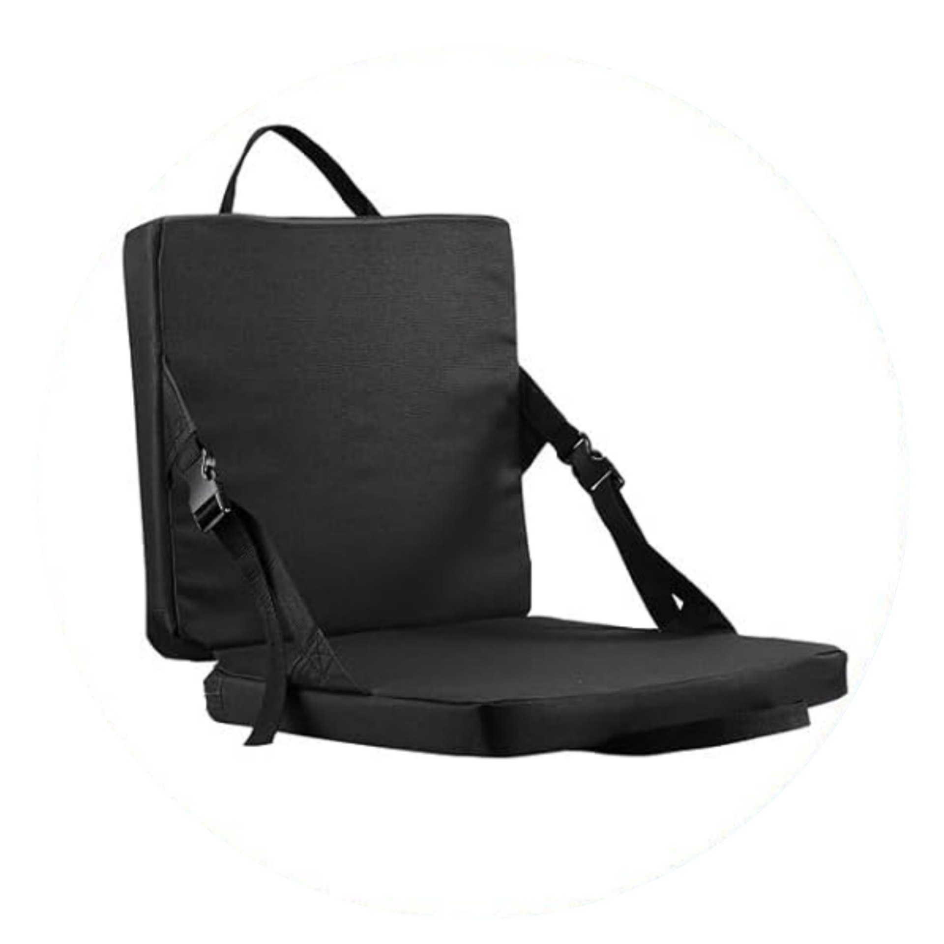 Premium Backrest Waterproof Nylon Bleacher Cushion 2