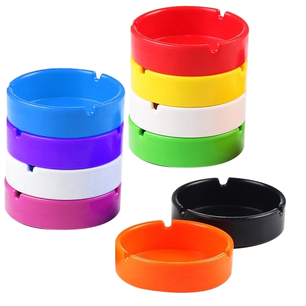 Round Silicone Ashtray 1