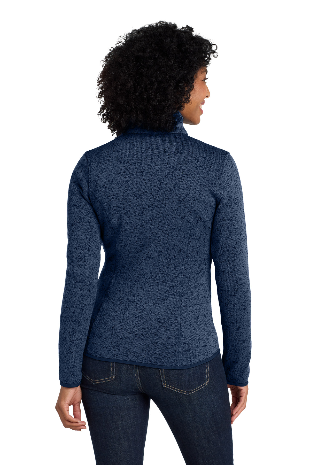 Port Authority Women's Sweater Fleece Jacket. L232 54