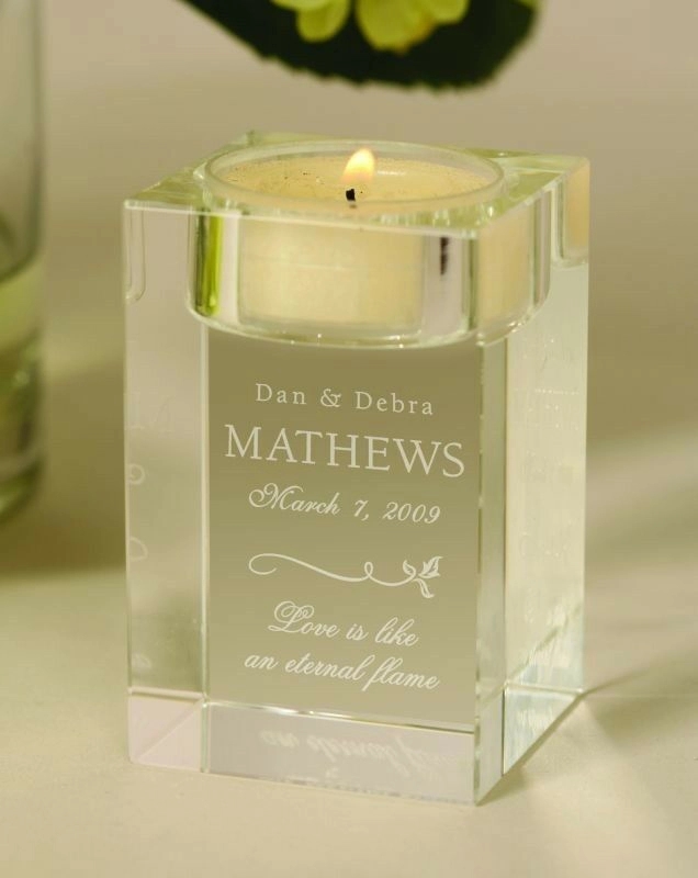 Customized Crystal Tea Light Candle Holders 3