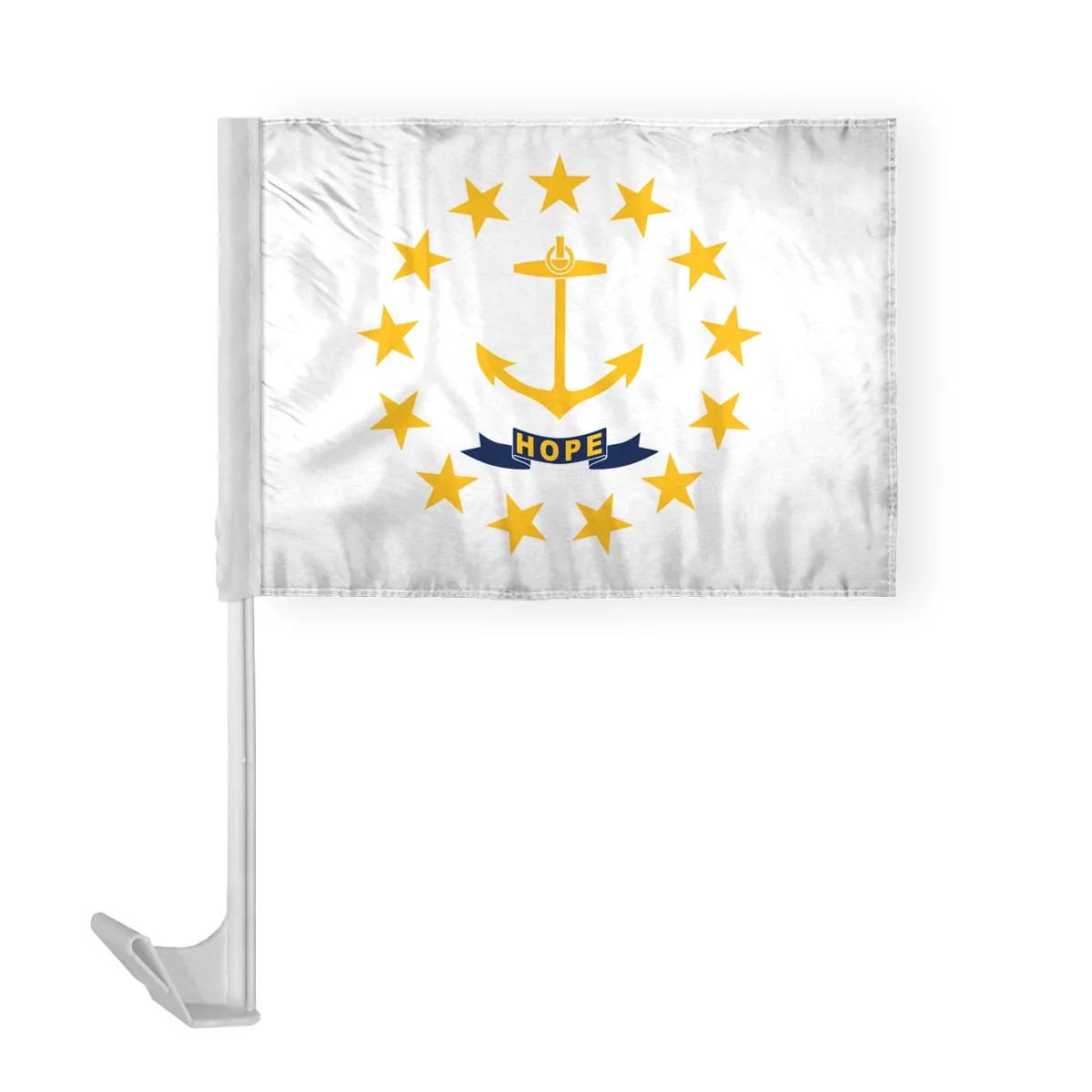 12"x16" & 10.5''x15'' Rhode Island Car Flags 1
