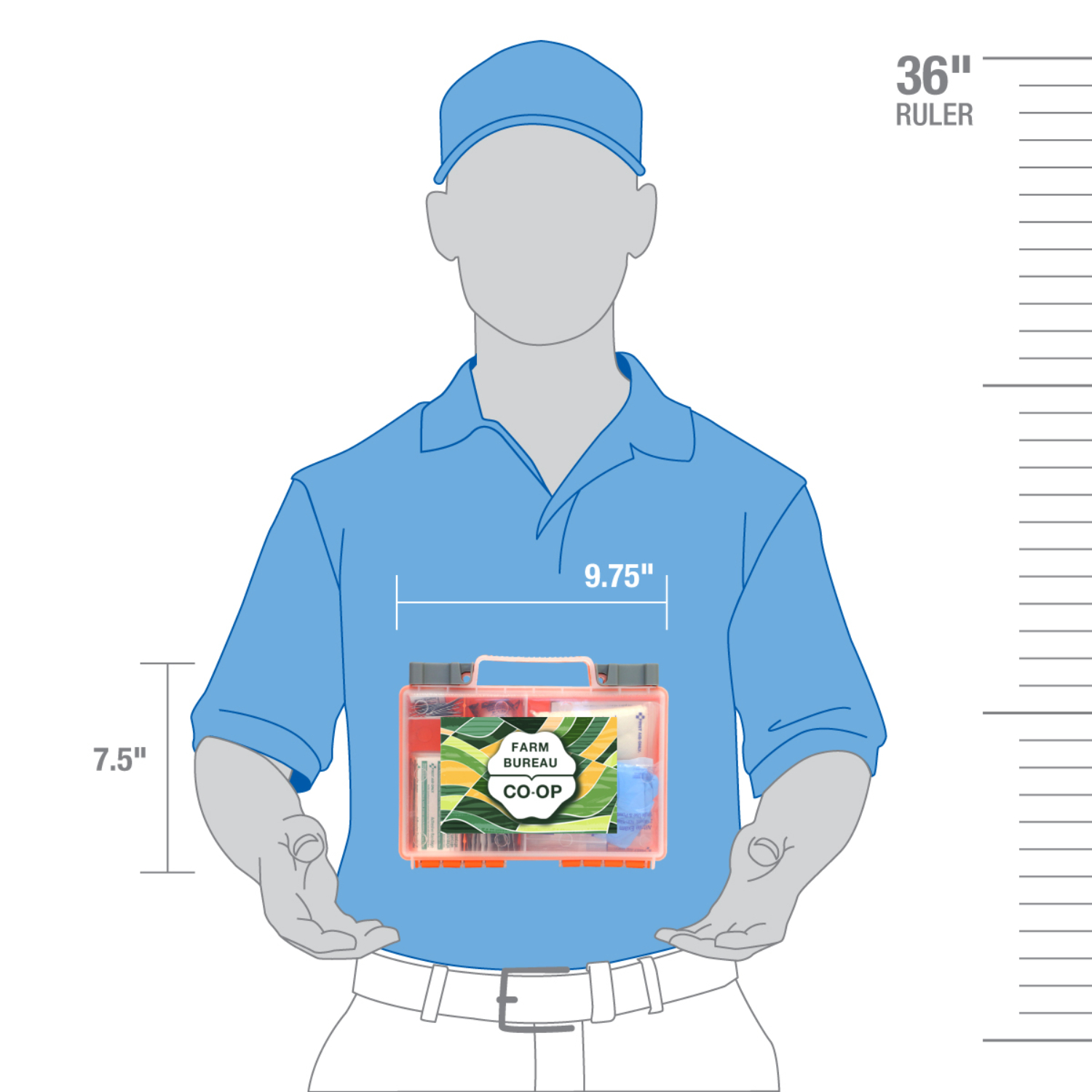 Clear Front Cover 118-piece First Aid Kit 5