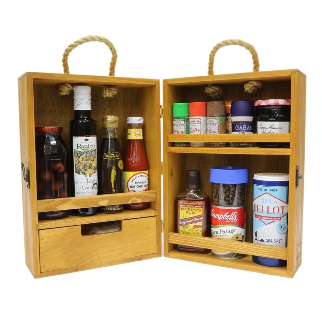 Outdoor Camping Seasoning Condiment Storage Box 1