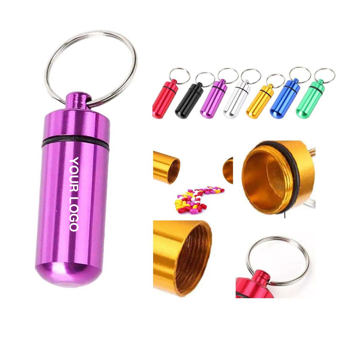Durable Aluminium Keychain Bottle Opener Tool 2