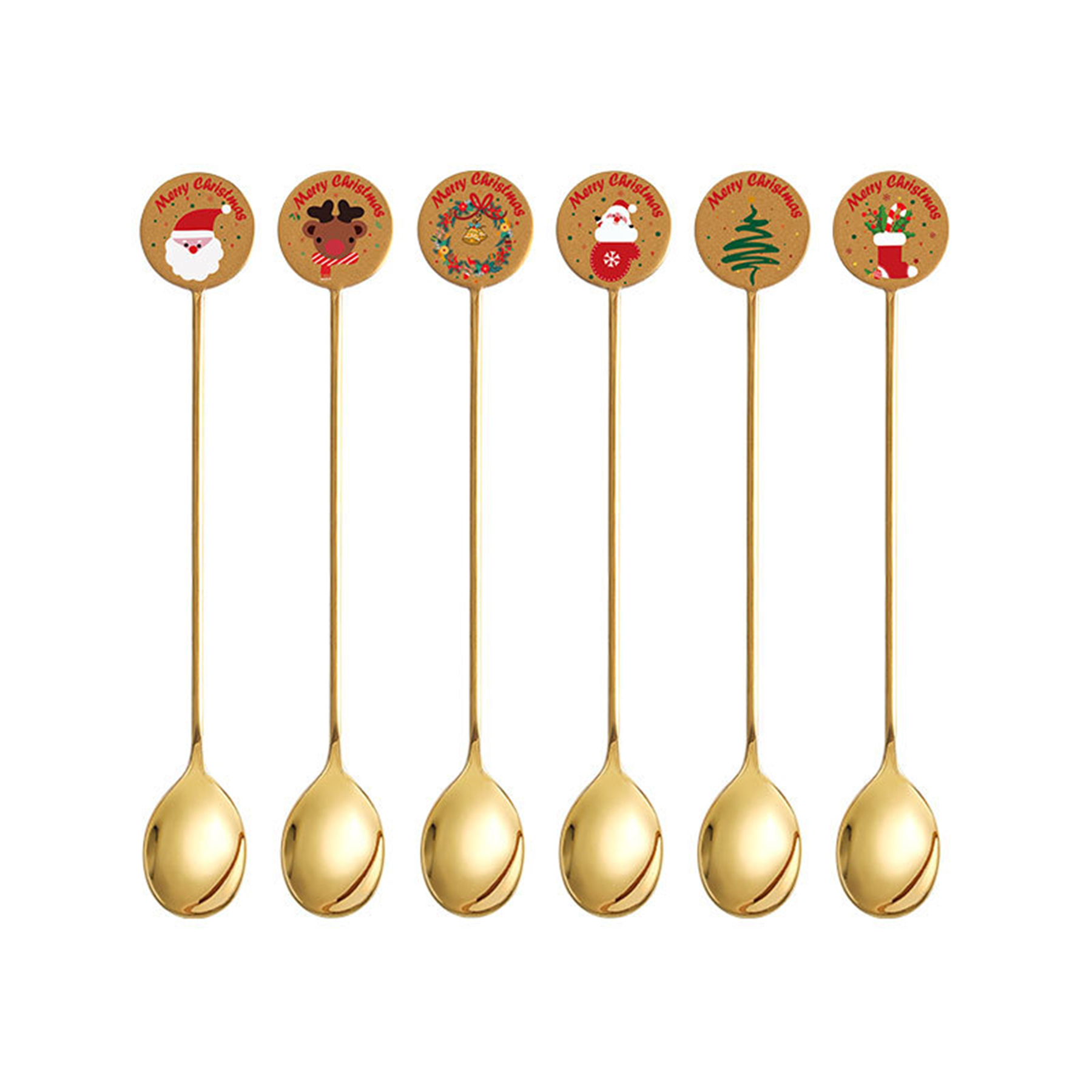 Stainless Steel Dessert Spoon Coffee Stirring 2