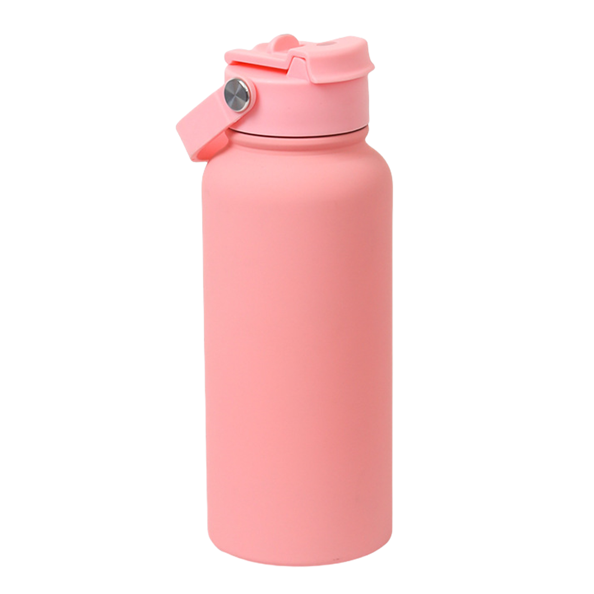 600ml Matte Morandi Silicone Base Space Bottle with Handle, custom water bottle with logo imprint 8