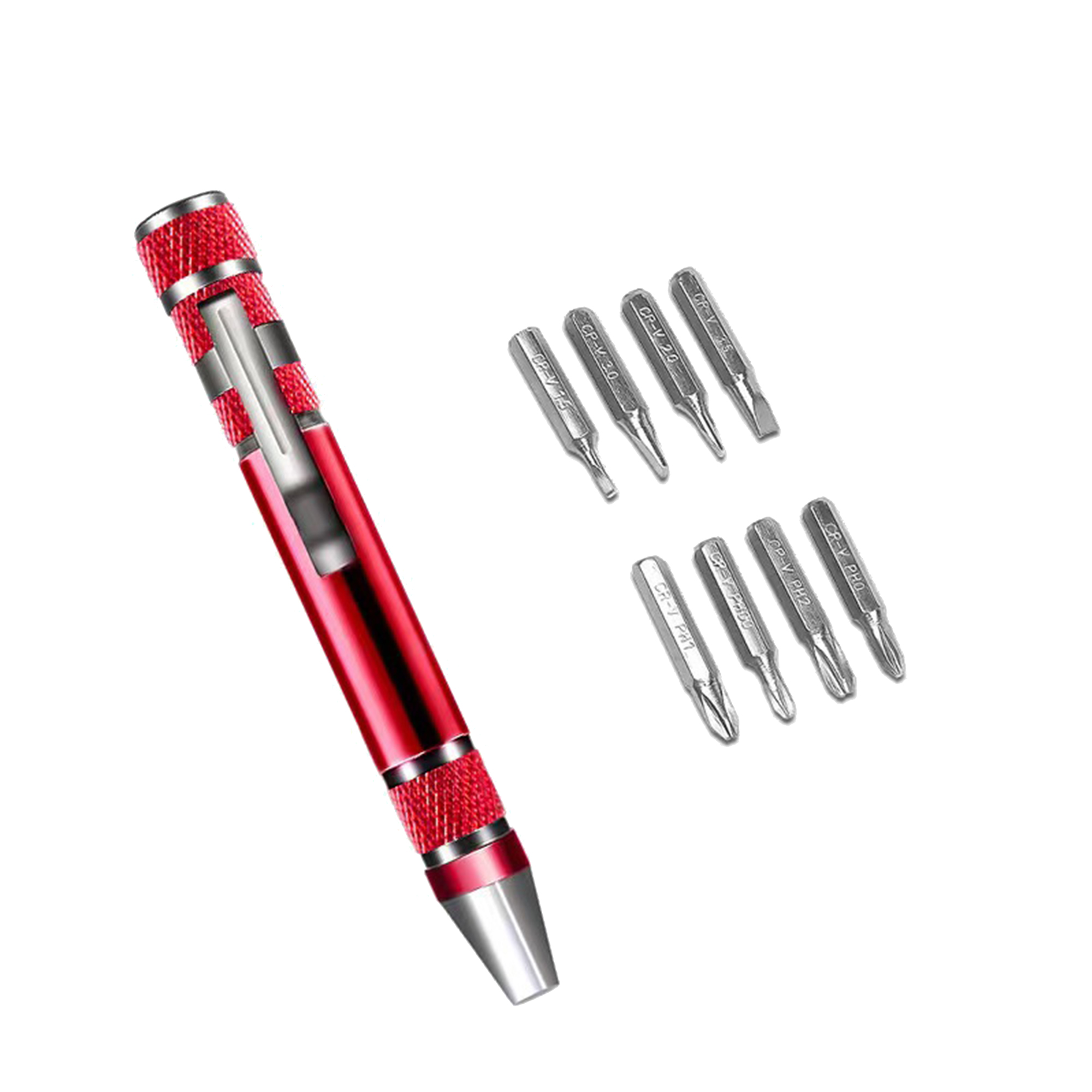 8" 1 Aluminum Pen Style Tool Kit 3