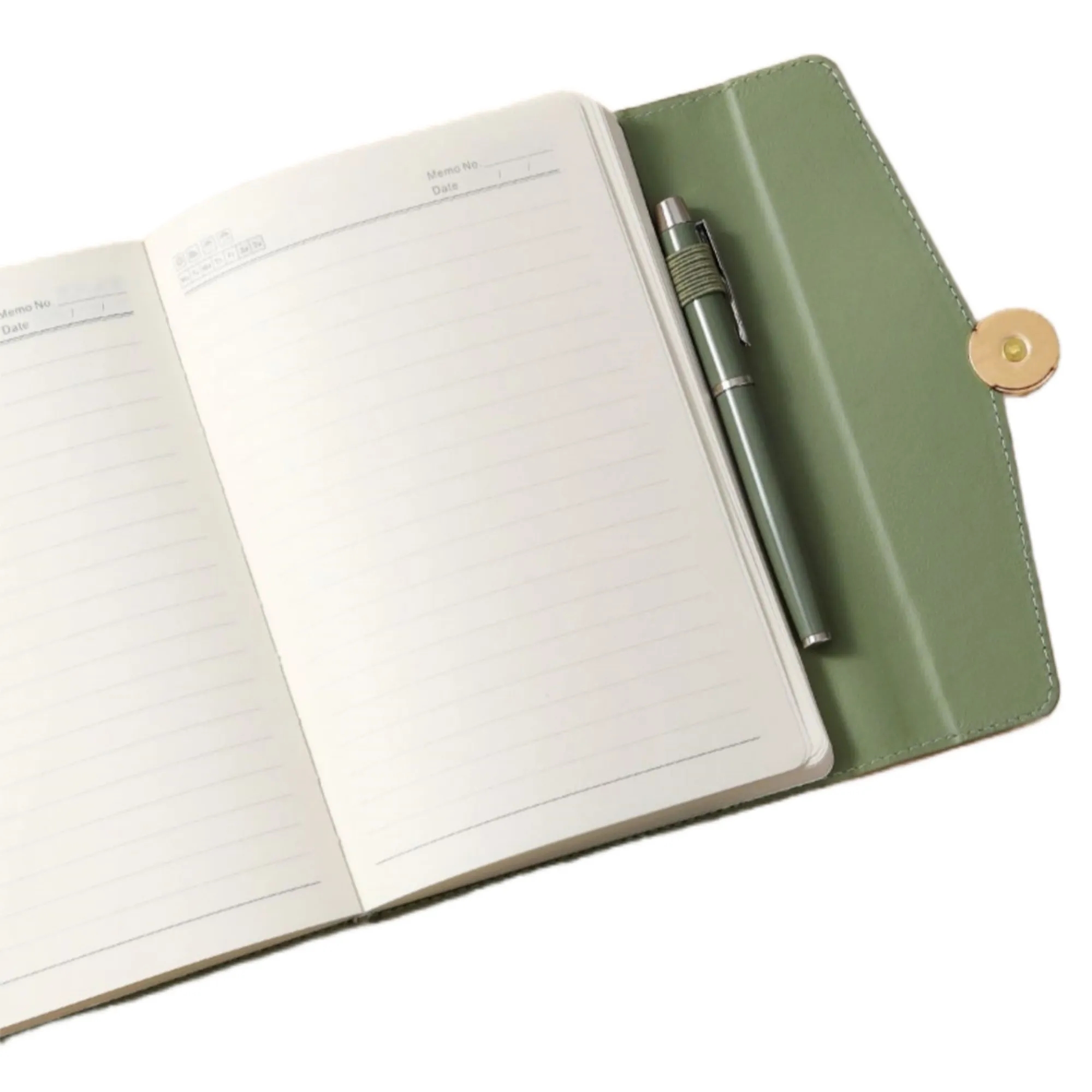 Deluxe Leather A5 Notebook And Pen Gift Set 6
