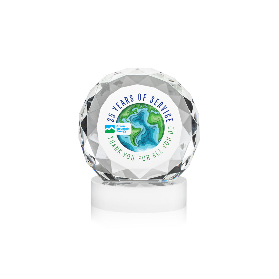 Seville VividPrint™ Award on Alberton Base - White 4