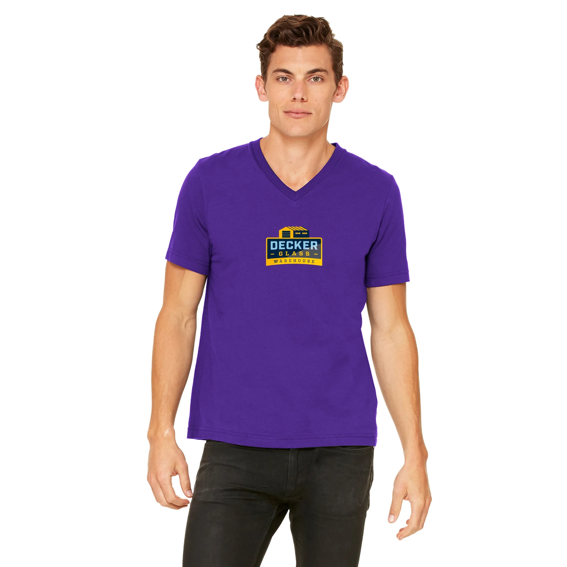 Bella + Canvas - Unisex Jersey Short-Sleeve V-Neck T-Shirt 19