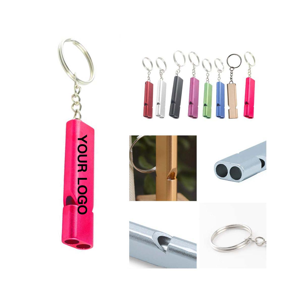 Durable Aluminum Safety Whistle with Loud Sound 5