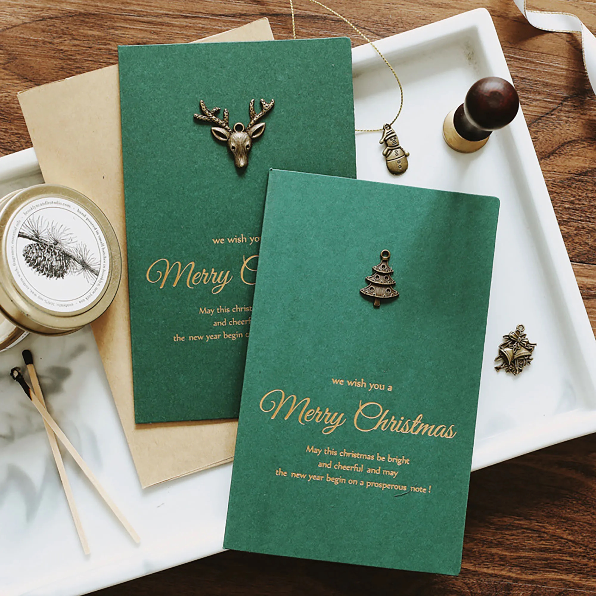 Gold-foiled Christmas Card 2