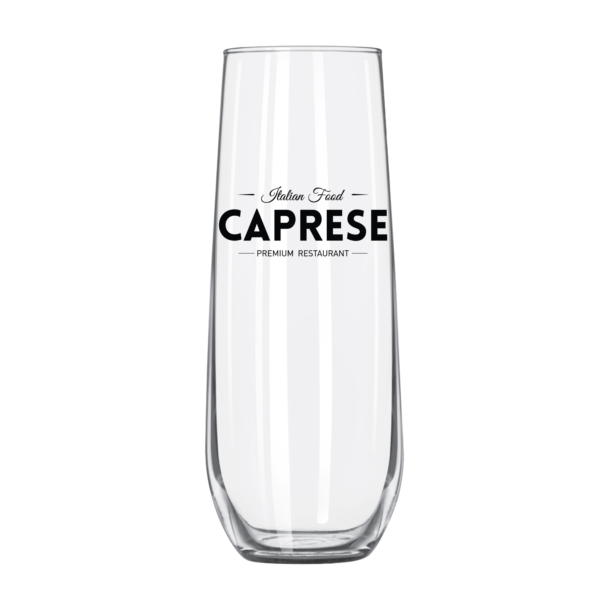 8 5 oz Stemless Flute