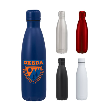 Copper Vacuum Insulated Bottle 17oz, custom water bottle with logo imprint 144