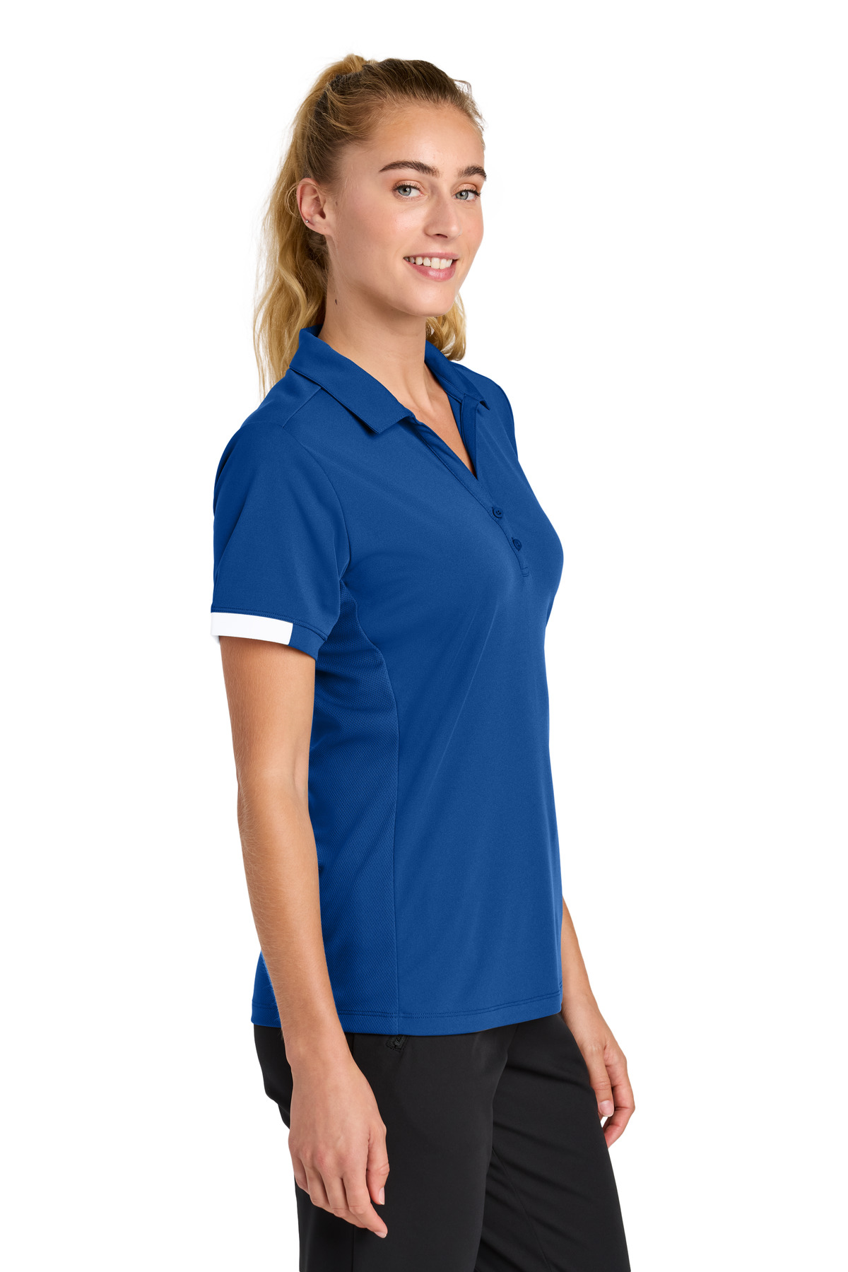 Sport-Tek Women's Club Colorblock Polo LST444 27