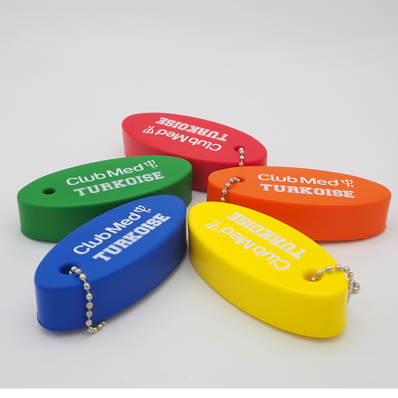 Oval Soft Floater Keychain 2