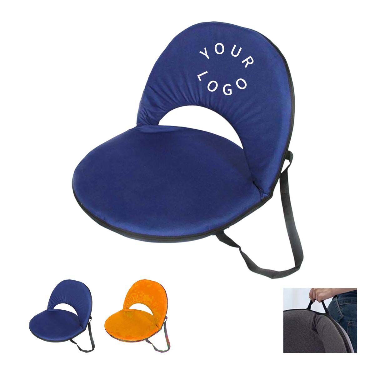 Foldable Portable Stadium Seat with Back Support 2