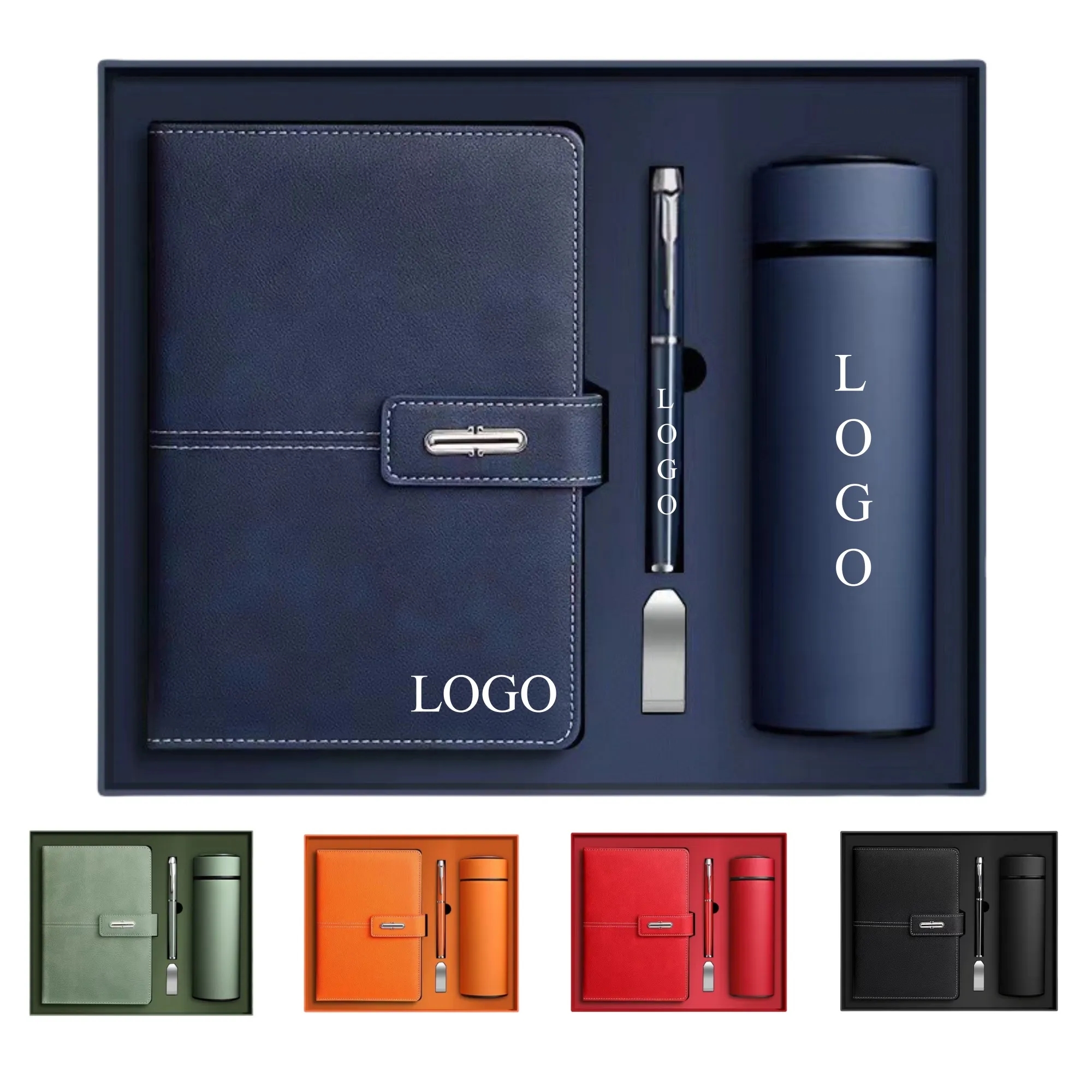 Business Cup USB Pen Notebook 4-in-1 Gift Set