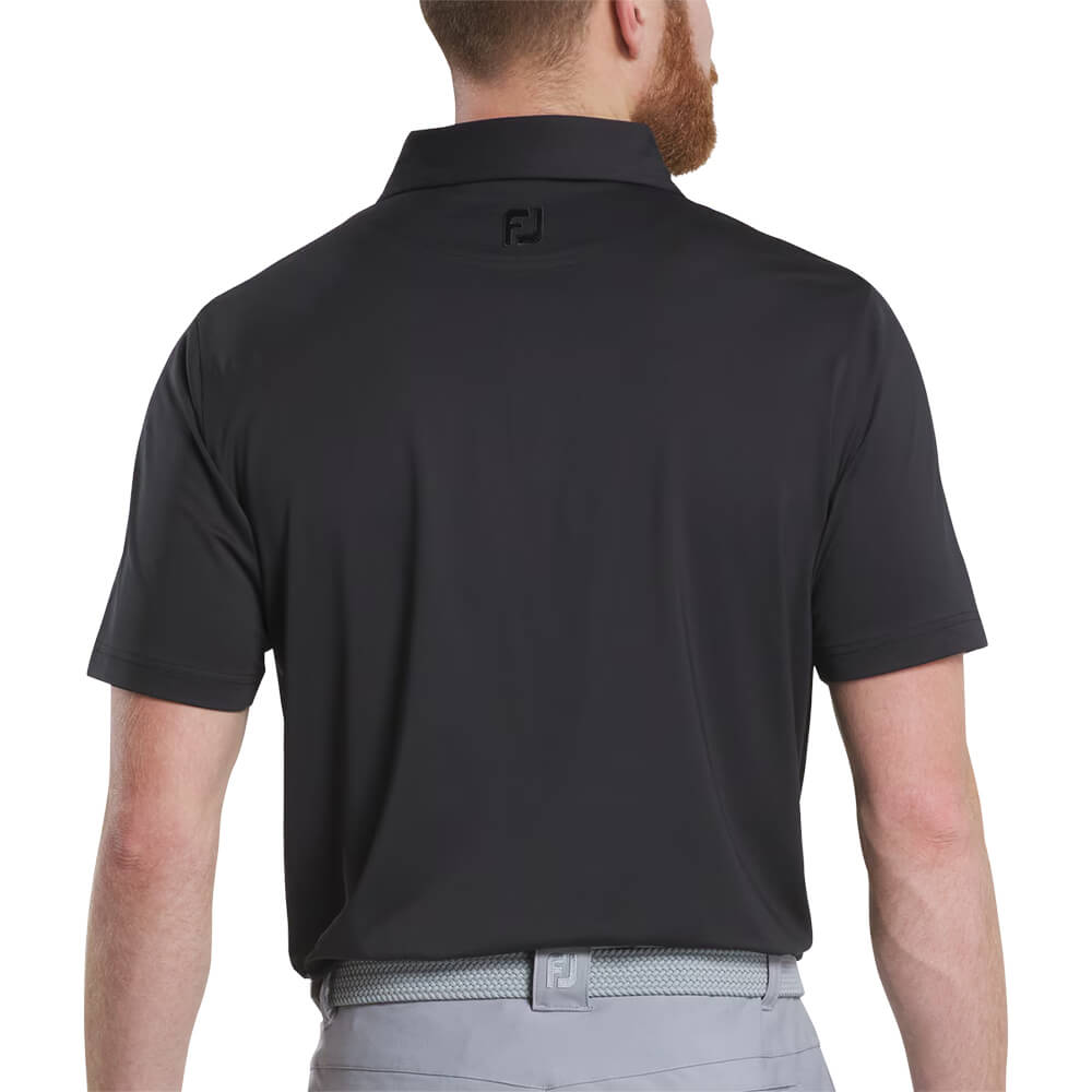 Footjoy Men Solid Lisle Set on Placket 11
