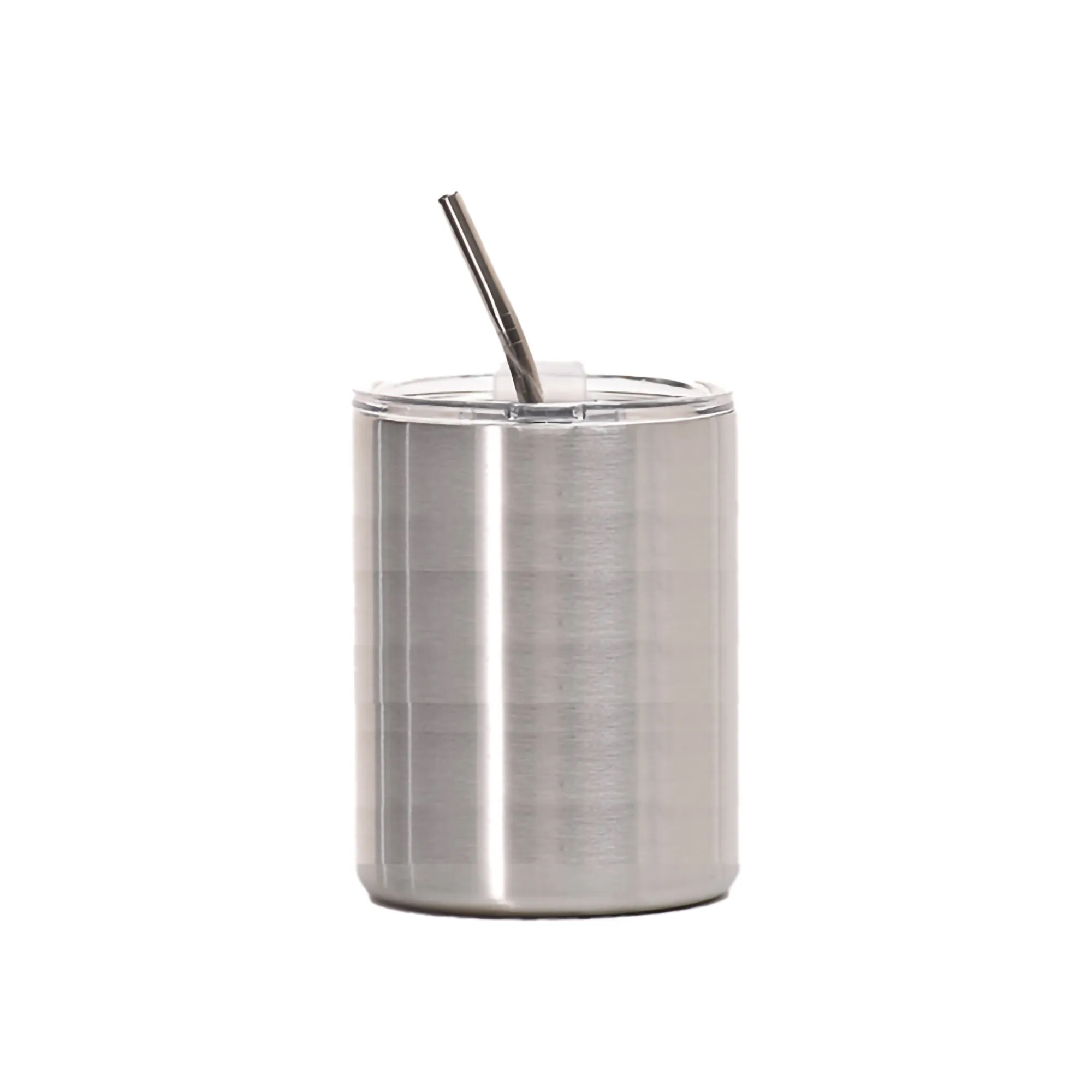 12oz  Stainless Steel Coffee Cup With Straw Lid MOQ100 1