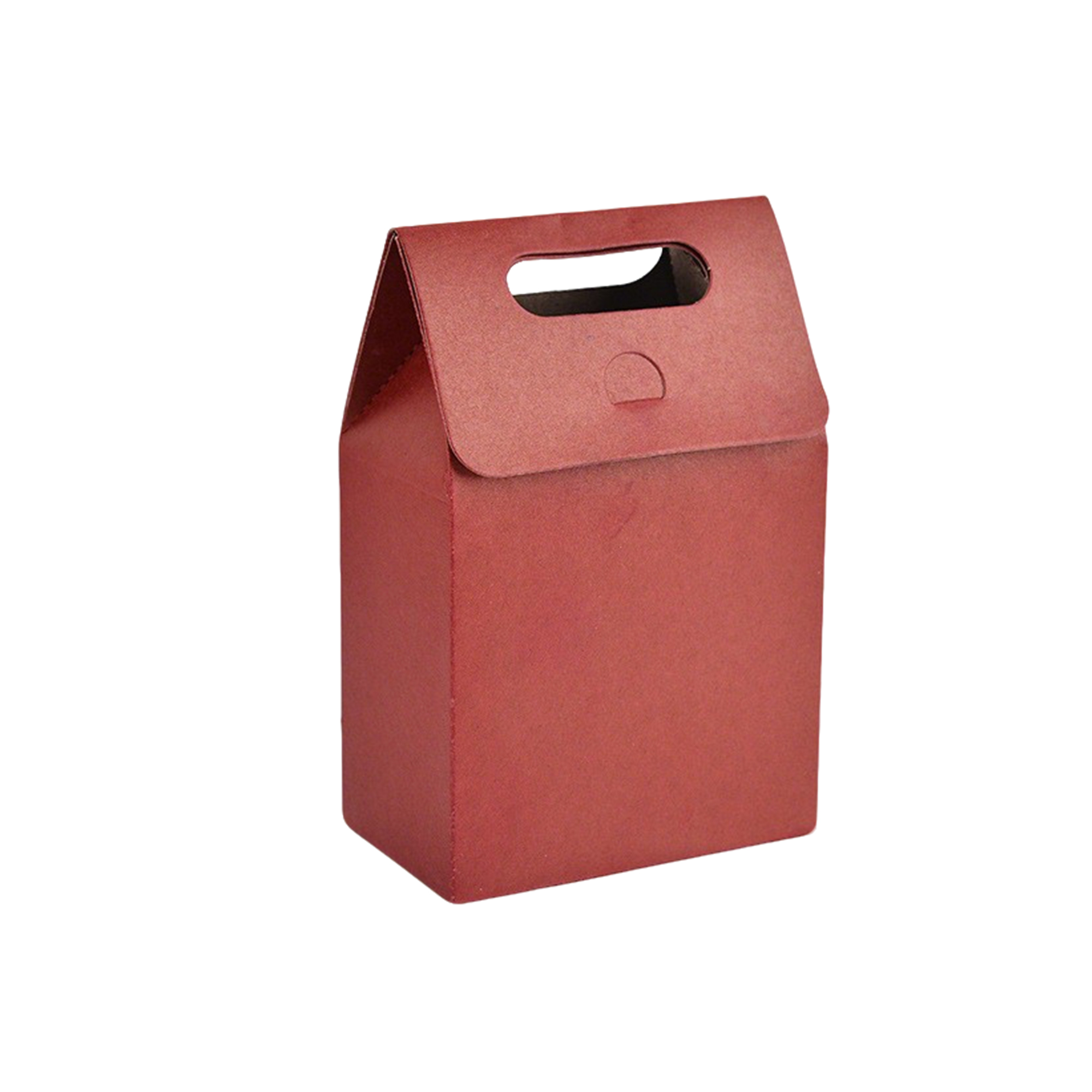 Kraft Paper Flap Gift Bag With Custom Sticker 3